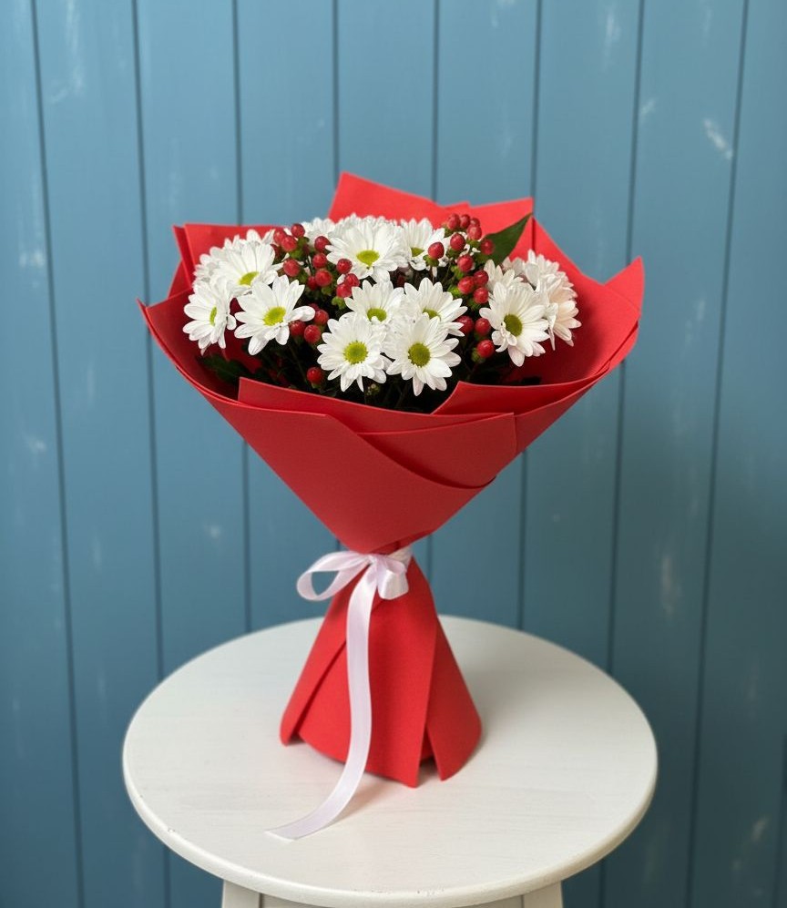 Букет цветов из: Хризантемы в Макушино