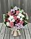 Букет цветов из: Альстромерии, Гвоздики, Розы и Хризантемы в Макушино
