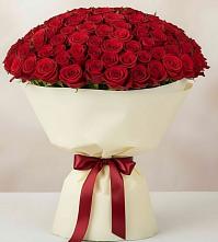 Букет 101 Красная роза Милано в Макушино