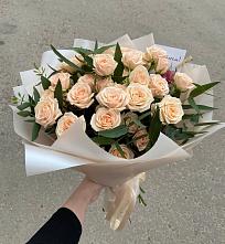Букет Кремовые розы Латте в Макушино