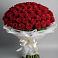 Букет 101 Красная роза Блэк Мэджик в Макушино