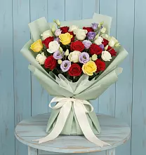 Букет цветов из:  Розы #REPLACE_PRED# Макушино