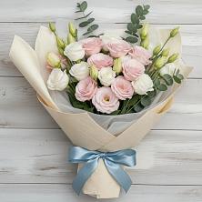 Букет цветов из:  Лизиантусы в Макушино