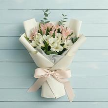 Букет цветов из:  Альстромерии в Макушино