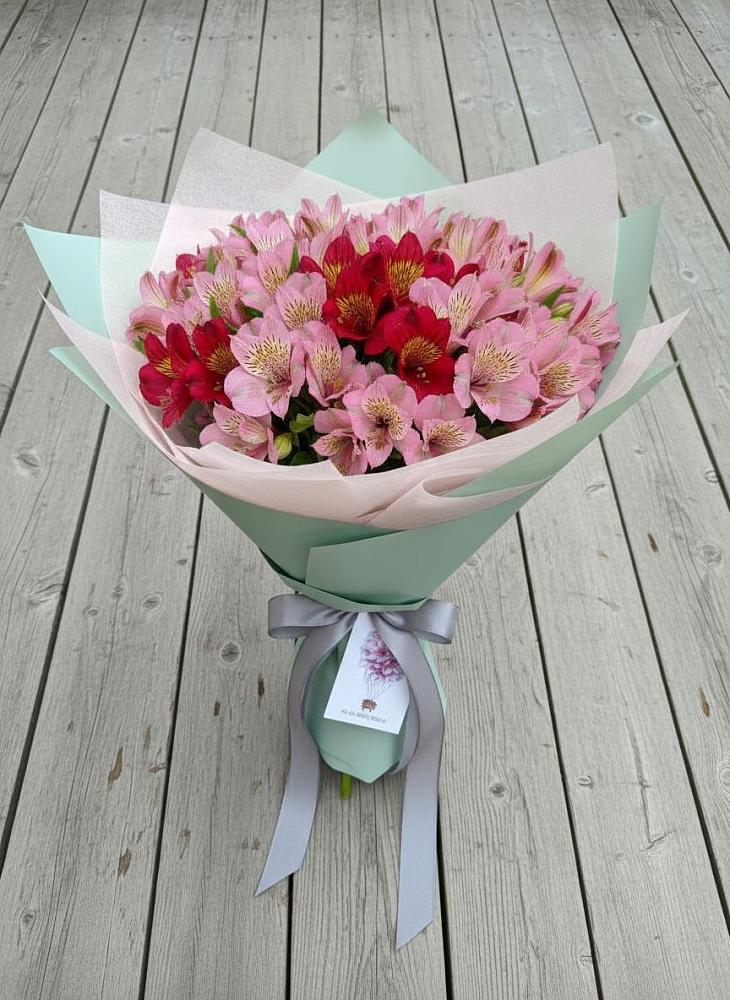 Букет цветов из: Альстромерии в Макушино