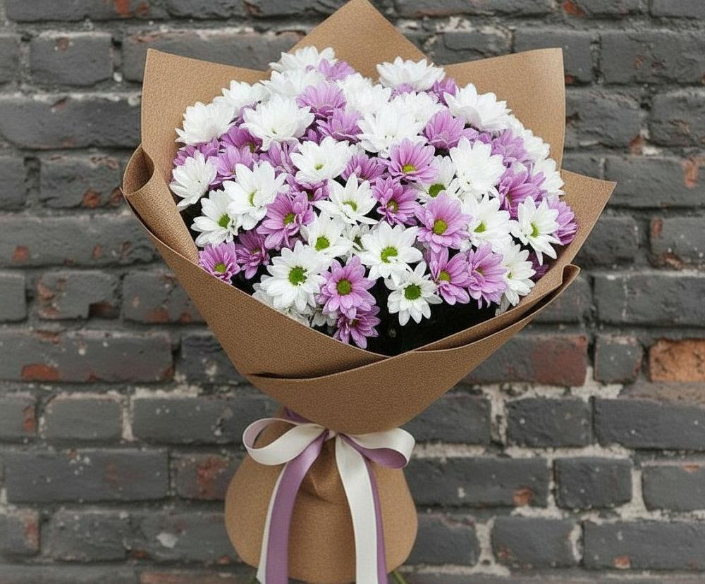 Букет цветов из: Хризантемы в Макушино