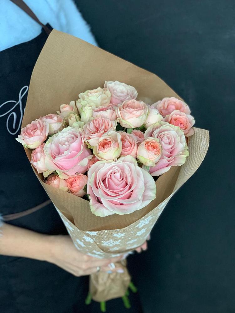 Букет цветов из: Хризантемы и Розы в Макушино