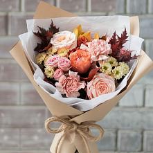Букет цветов из:  Гвоздики, Хризантемы и Розы #REPLACE_PRED# Макушино