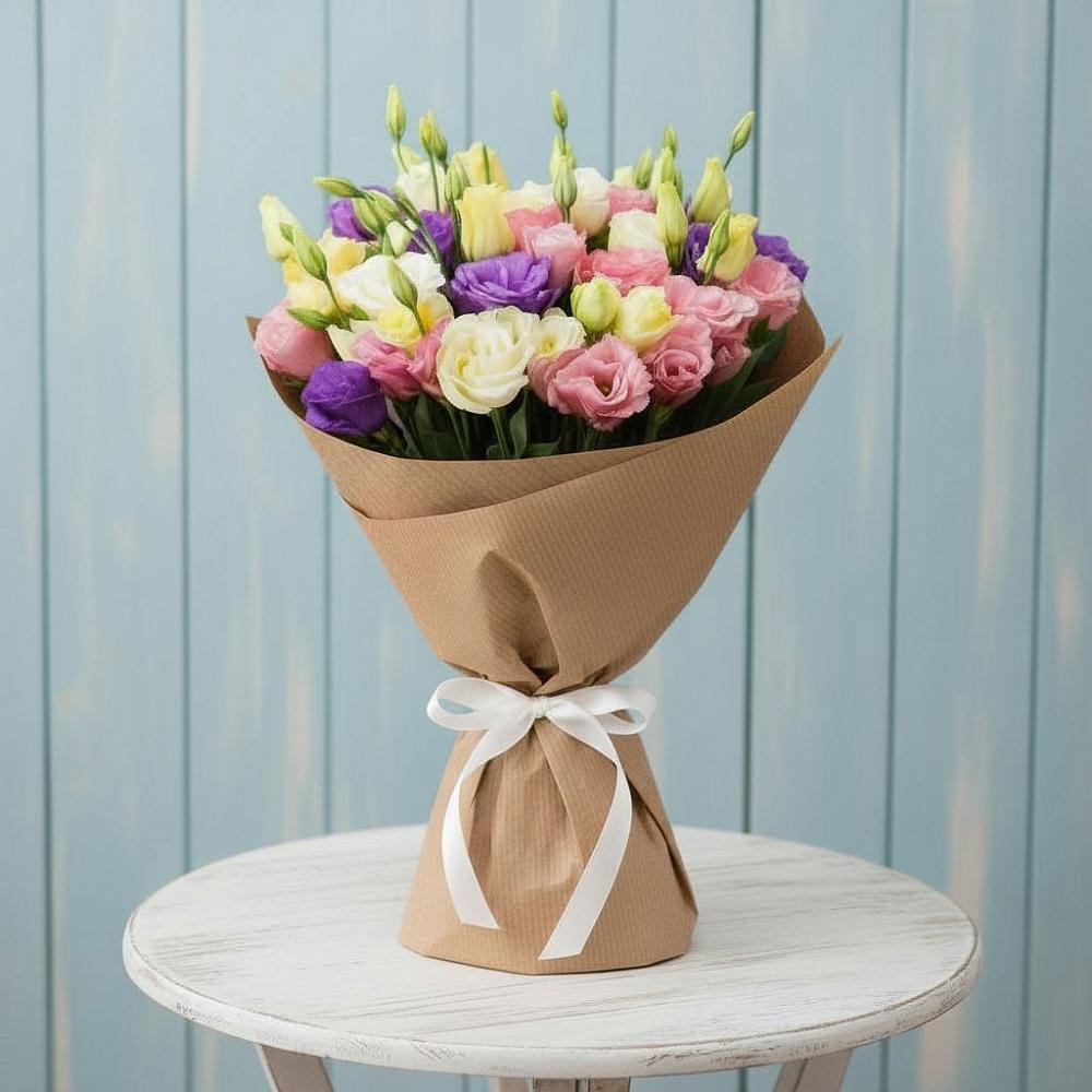 Букет цветов из: Лизиантусы в Макушино